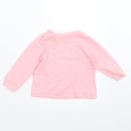 Dylan George Girls Pink   Basic T-Shirt Size 6-9 Months  - smile