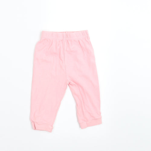 George Girls Pink    Trousers Size 6-9 Months