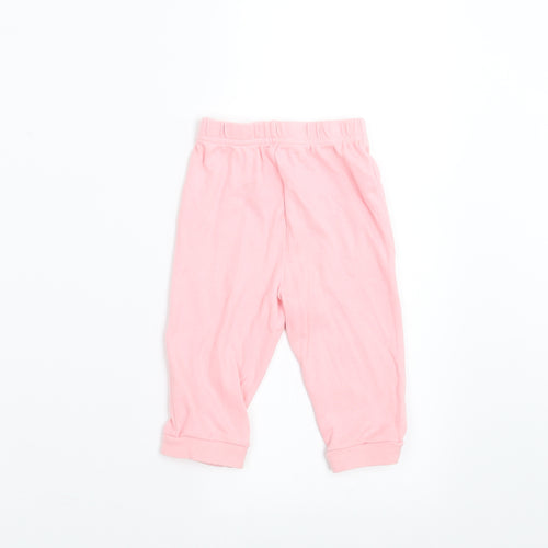 George Girls Pink    Trousers Size 6-9 Months
