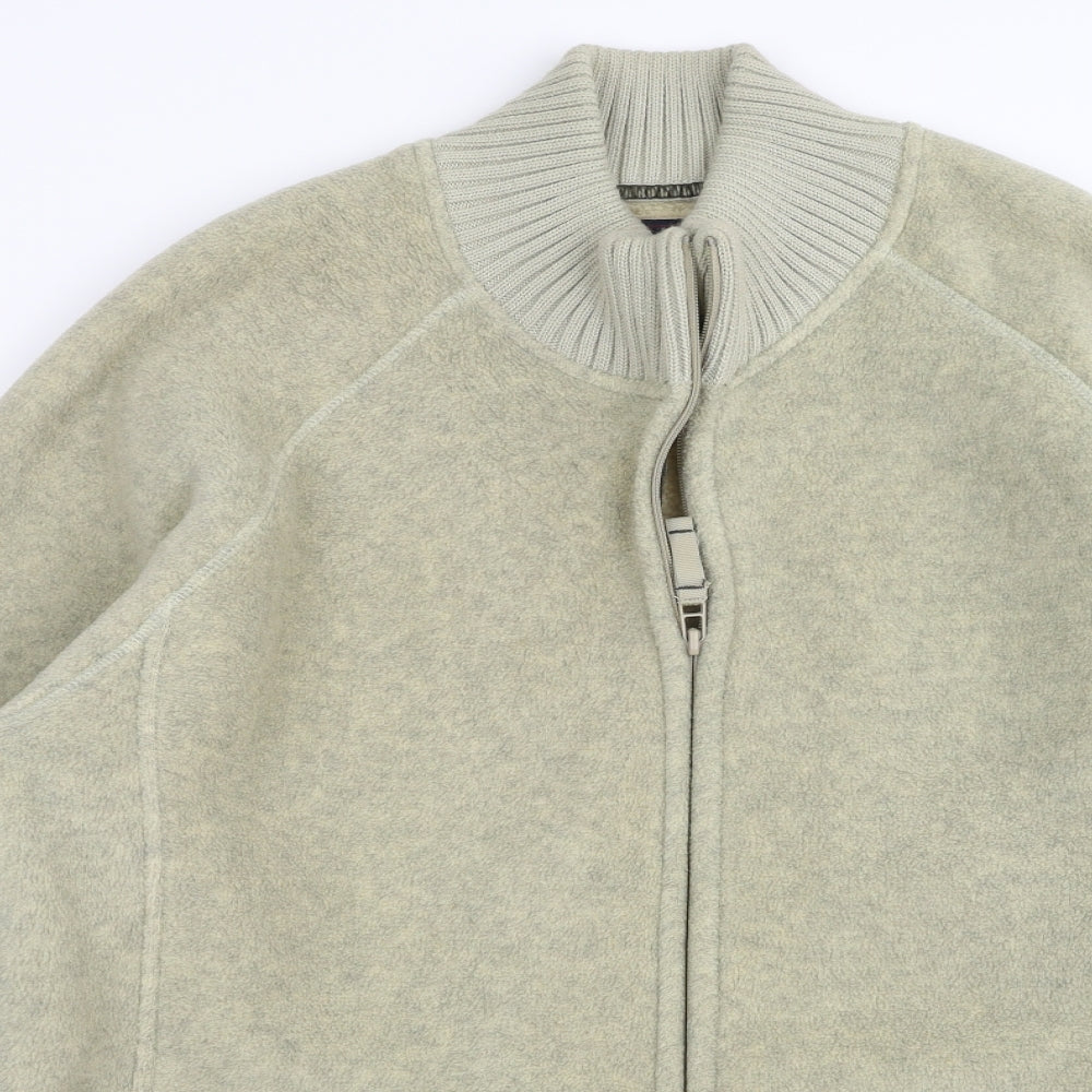 Marks and Spencer Mens Green  Fleece Jacket  Size XL