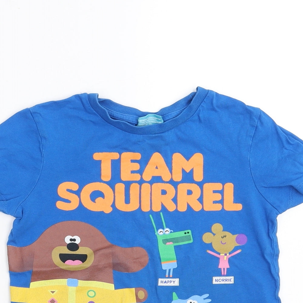 George Boys Blue   Basic T-Shirt Size 2-3 Years  - Hey Duggee