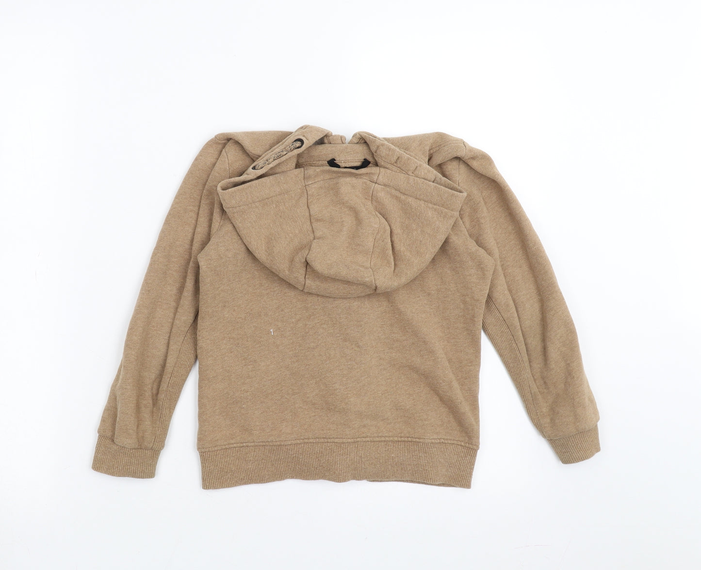 George Boys Beige   Full Zip Hoodie Size 7-8 Years