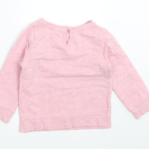 Mini Club Girls Purple   Pullover Jumper Size 9-12 Months  - Sweatshirt