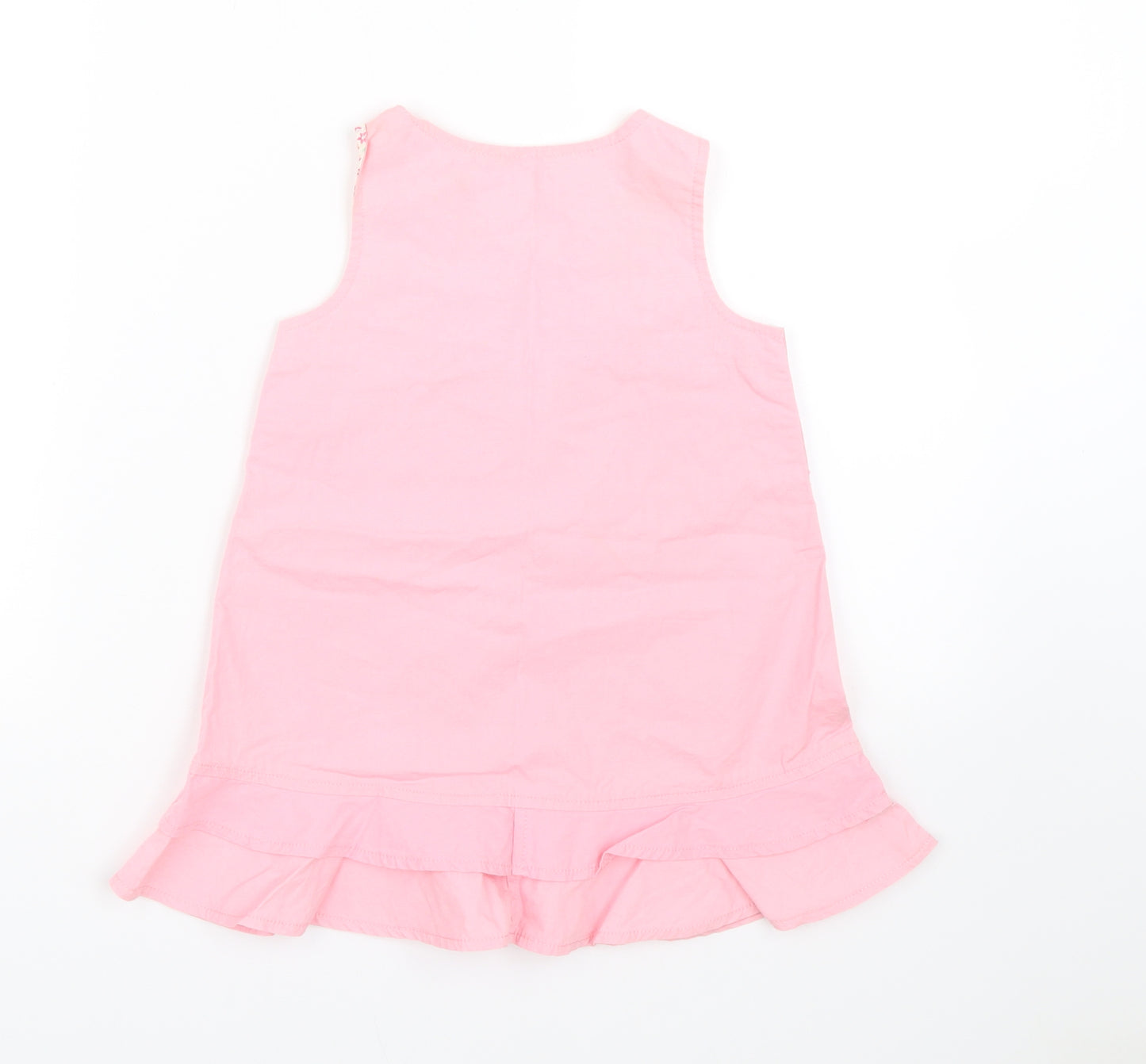 preoworn Girls Pink Floral  Tank Dress  Size 18-24 Months