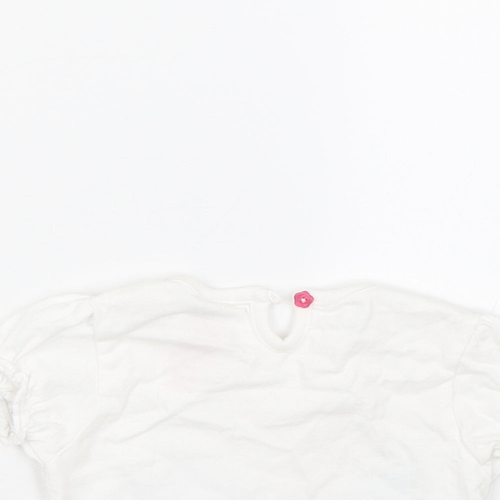 Primark Girls White Striped  Basic Dress Shirt Size 11-12 Years