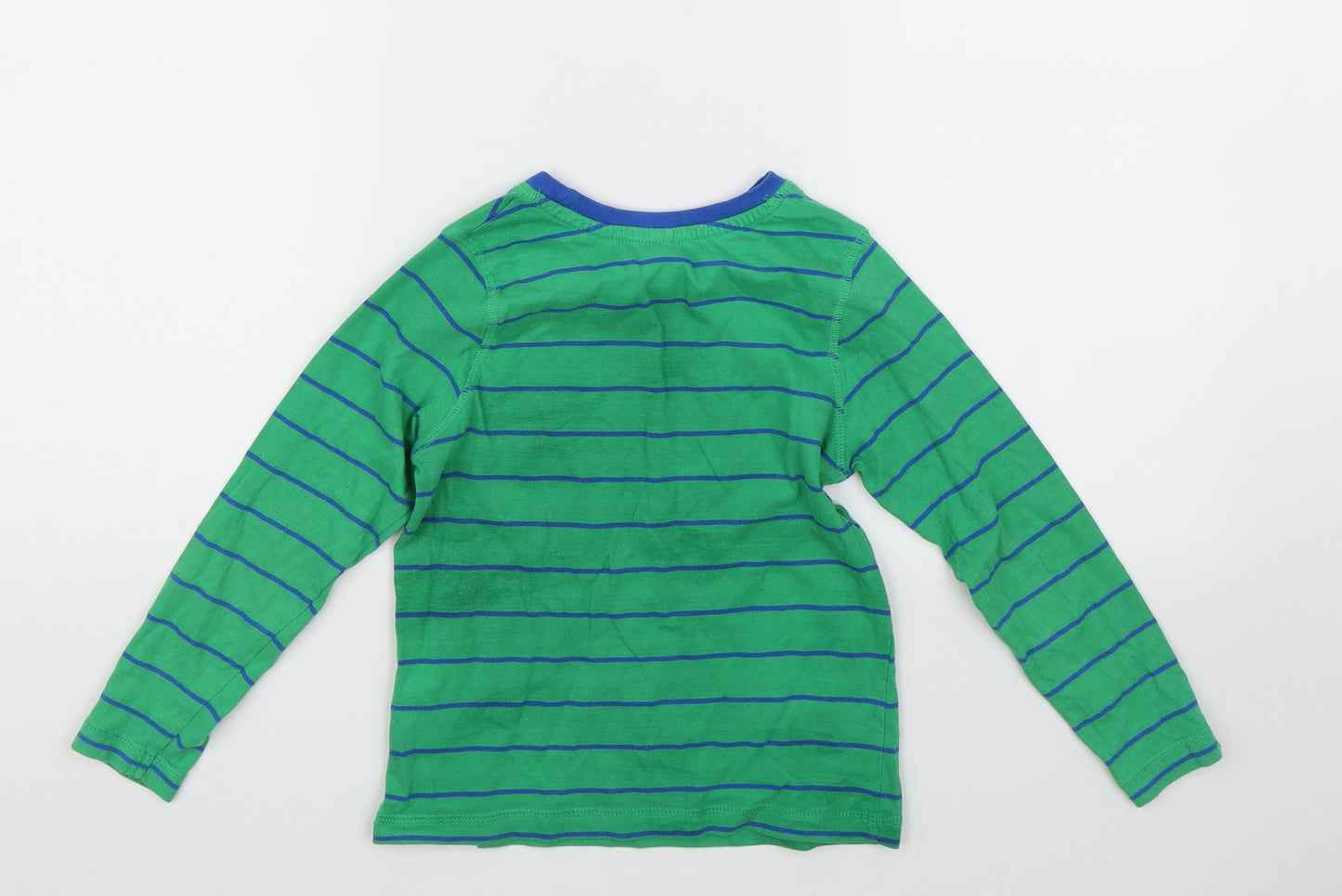 George Boys Green Striped   Nightshirt Size 6-7 Years