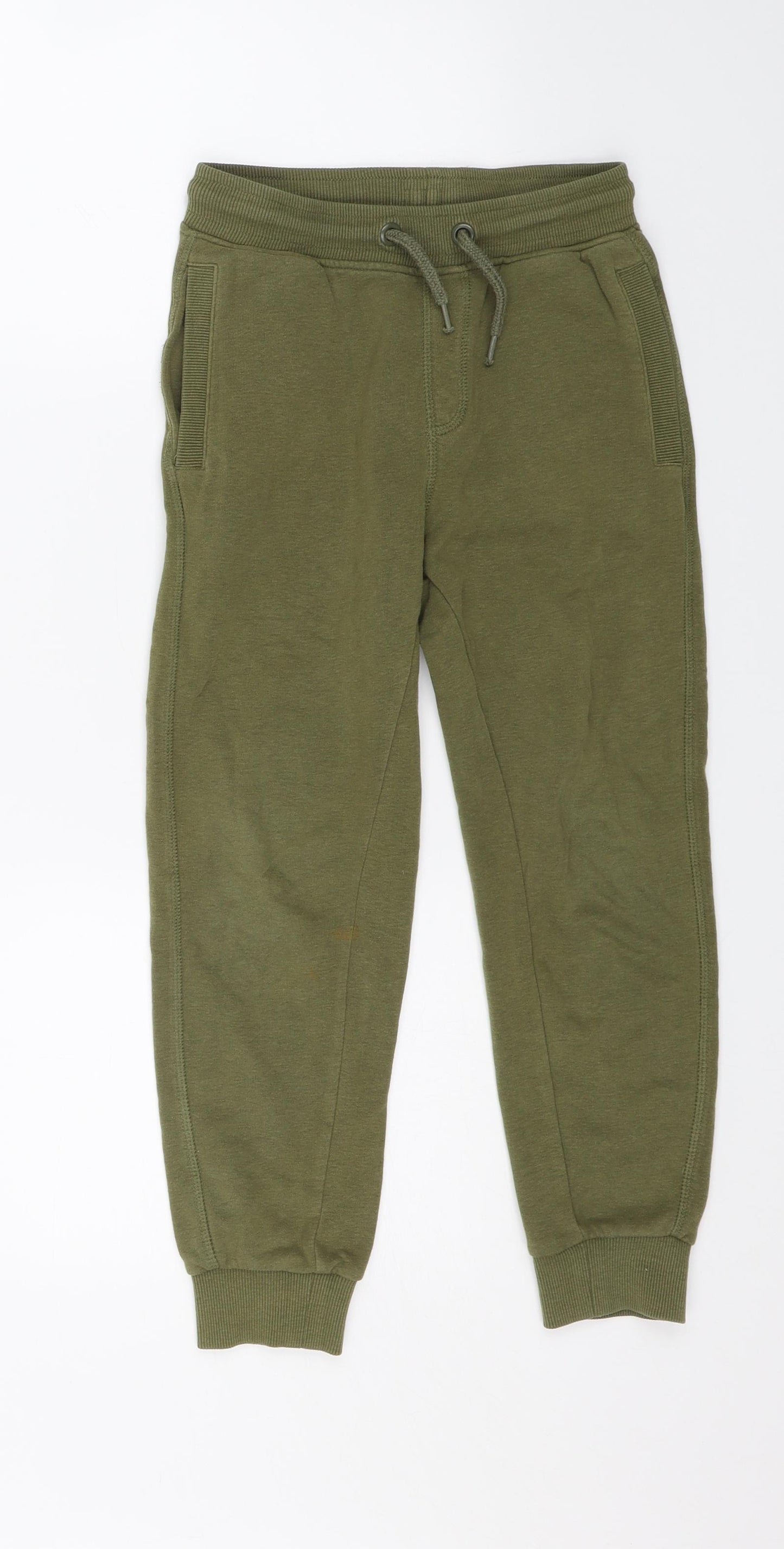 Nutmeg Boys Green   Jogger Trousers Size 7-8 Years