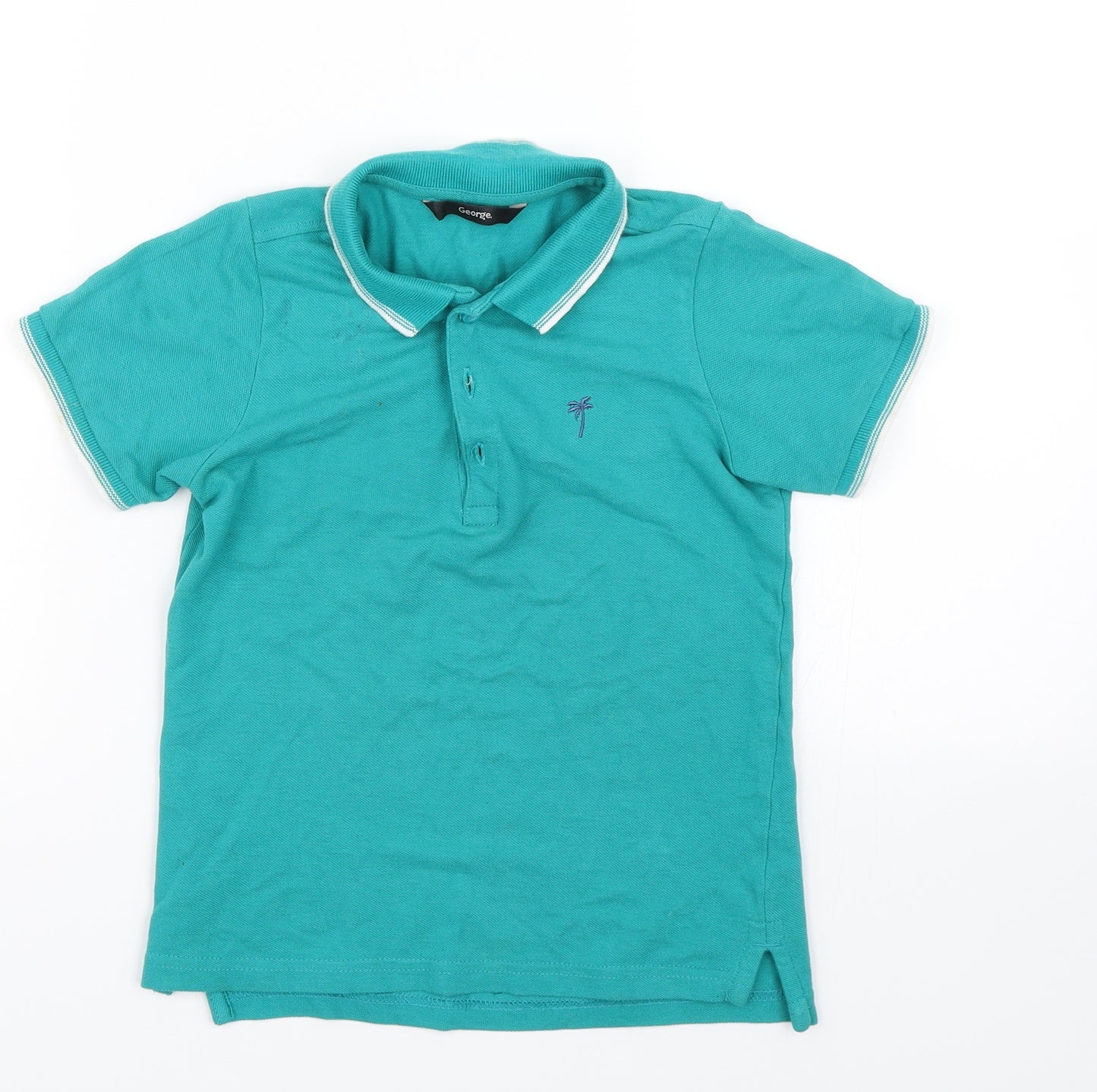 George Boys Blue   Basic Polo Size 4-5 Years