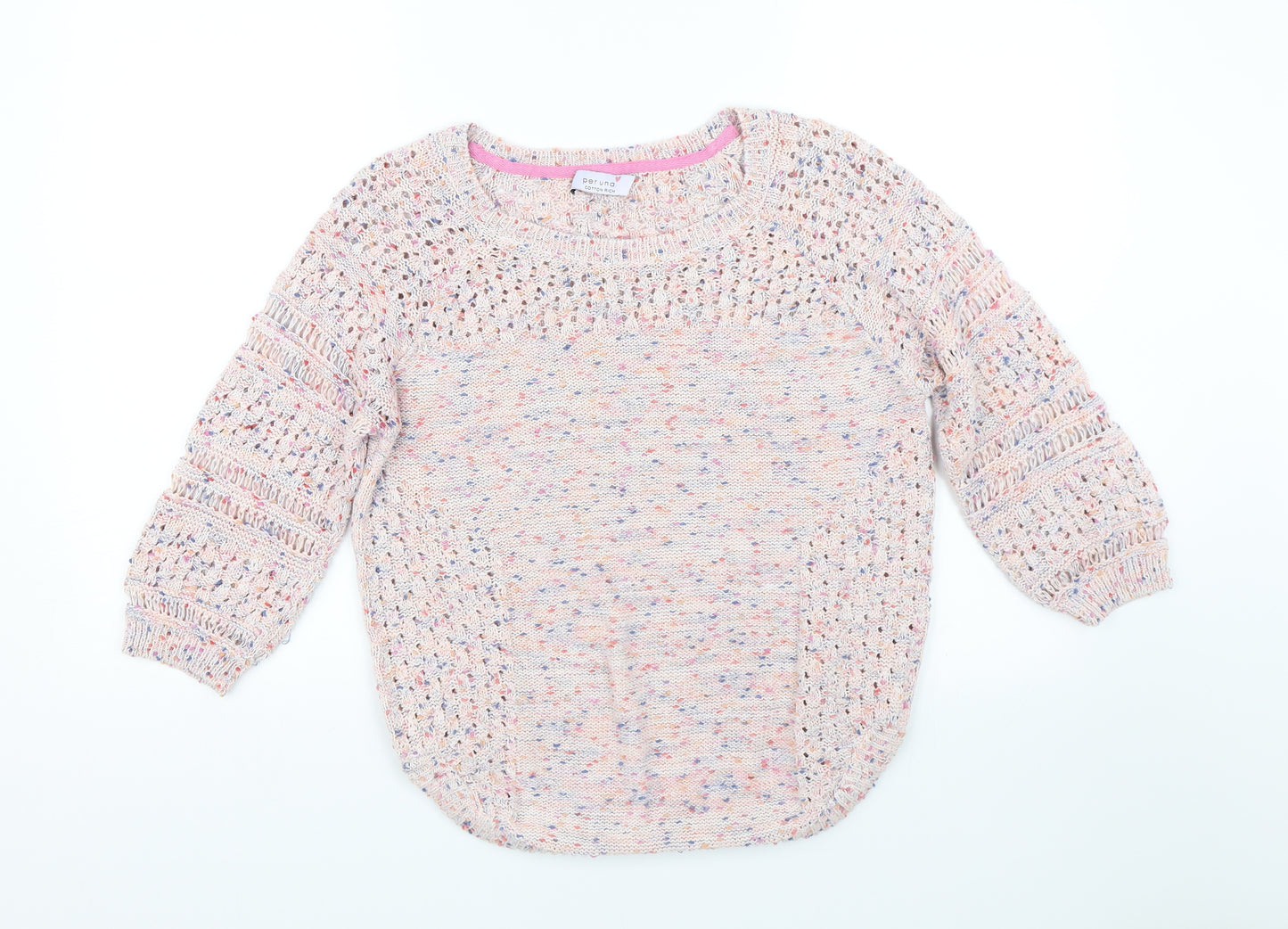 M&S Womens Multicoloured   Pullover Jumper Size 12