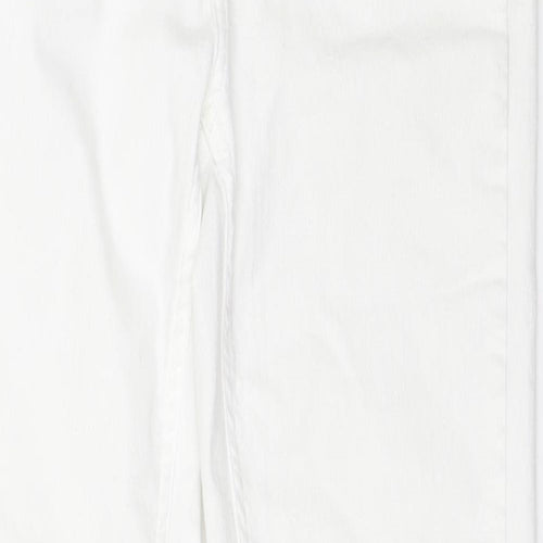 Zara Womens White  Denim Skinny Jeans Size 12