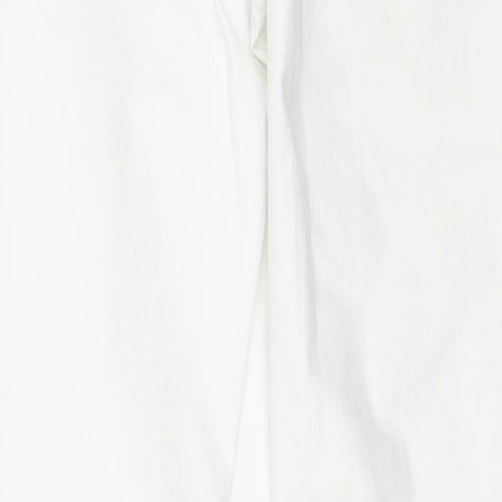 Zara Womens White  Denim Skinny Jeans Size 12