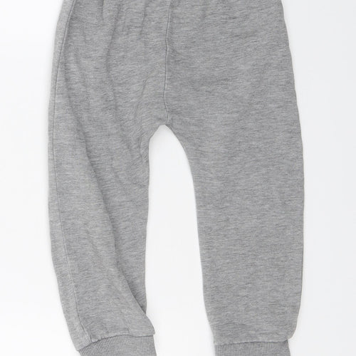 George Boys Grey   Jogger Trousers Size 2 Years