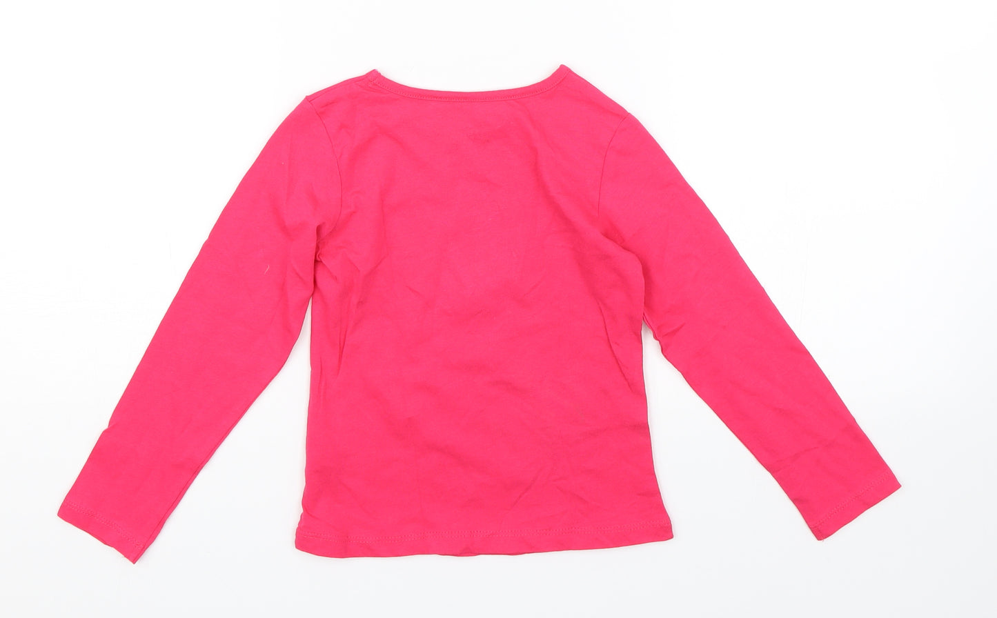 Pep&co Girls Pink   Basic T-Shirt Size 3-4 Years  - Skate