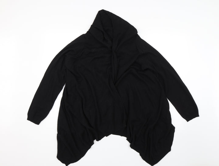 BM Womens Black Cardigan Jumper Size M