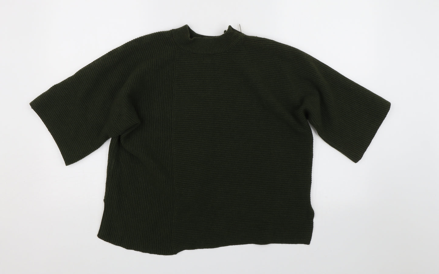 River Island Womens Green Striped  Pullover Jumper Size S