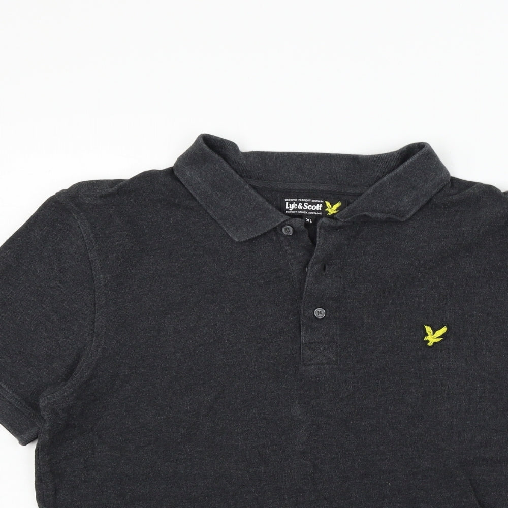 Lyle & Scott Mens Grey    Polo Size XL