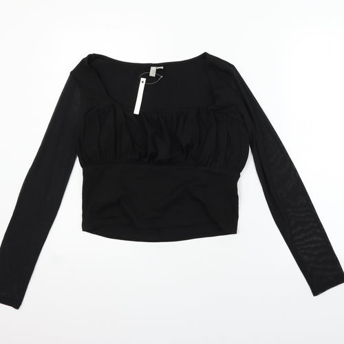 ASOS Womens Black   Basic T-Shirt Size 14