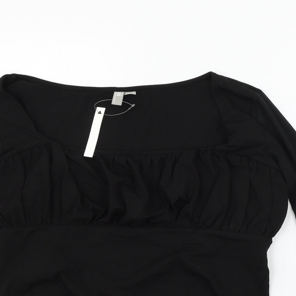ASOS Womens Black   Basic T-Shirt Size 14
