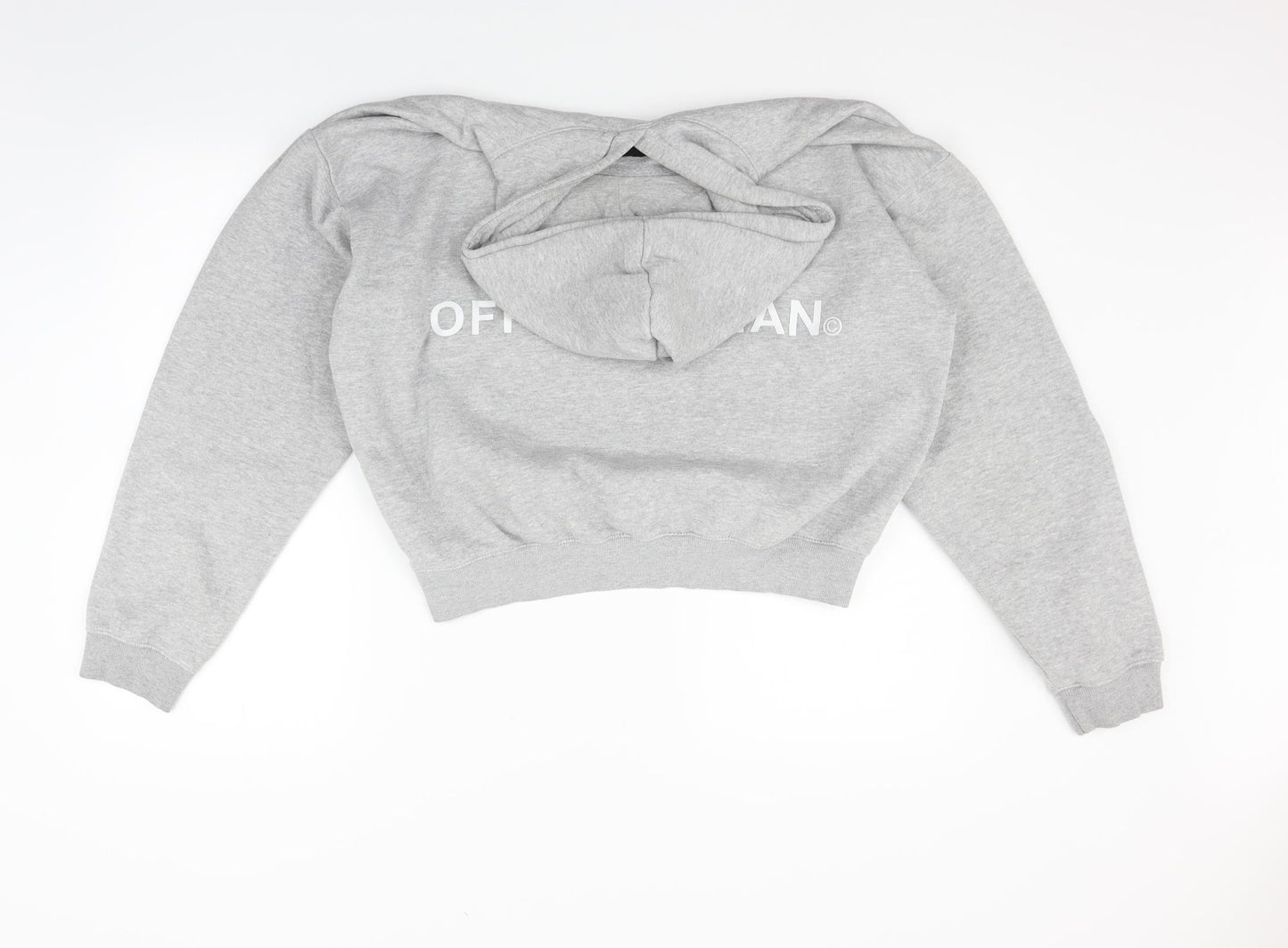 Boohoo Girls Grey   Pullover Hoodie Size S