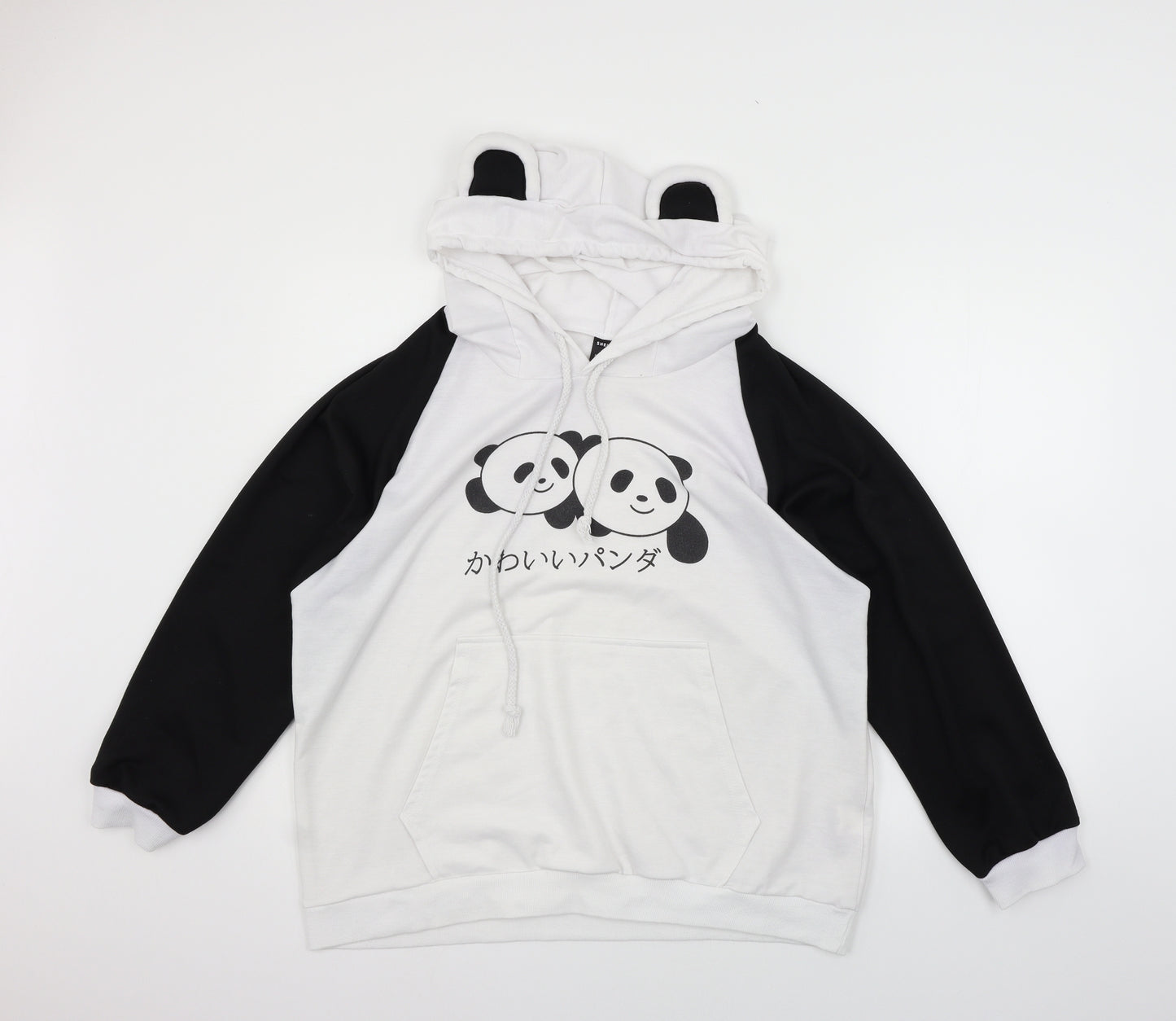SheIn Womens White   Pullover Jumper Size XL  - PANDA