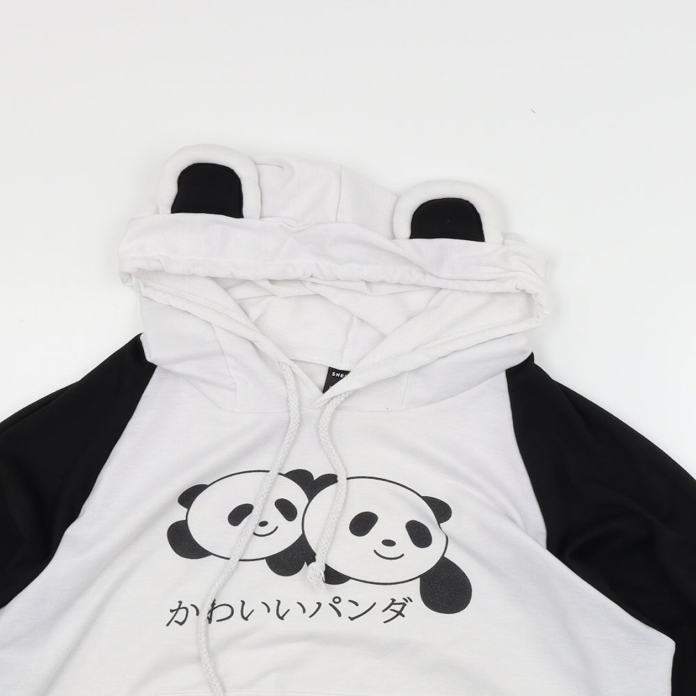 SheIn Womens White   Pullover Jumper Size XL  - PANDA