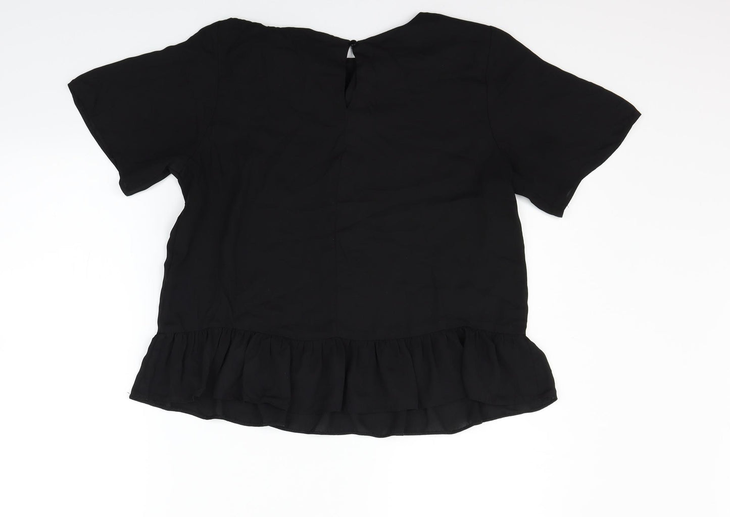 ASOS Womens Black   Basic Blouse Size 14  - washable marks