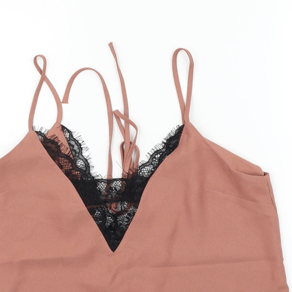 ASOS Womens Gold   Basic Tank Size 12