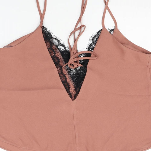 ASOS Womens Gold   Basic Tank Size 12