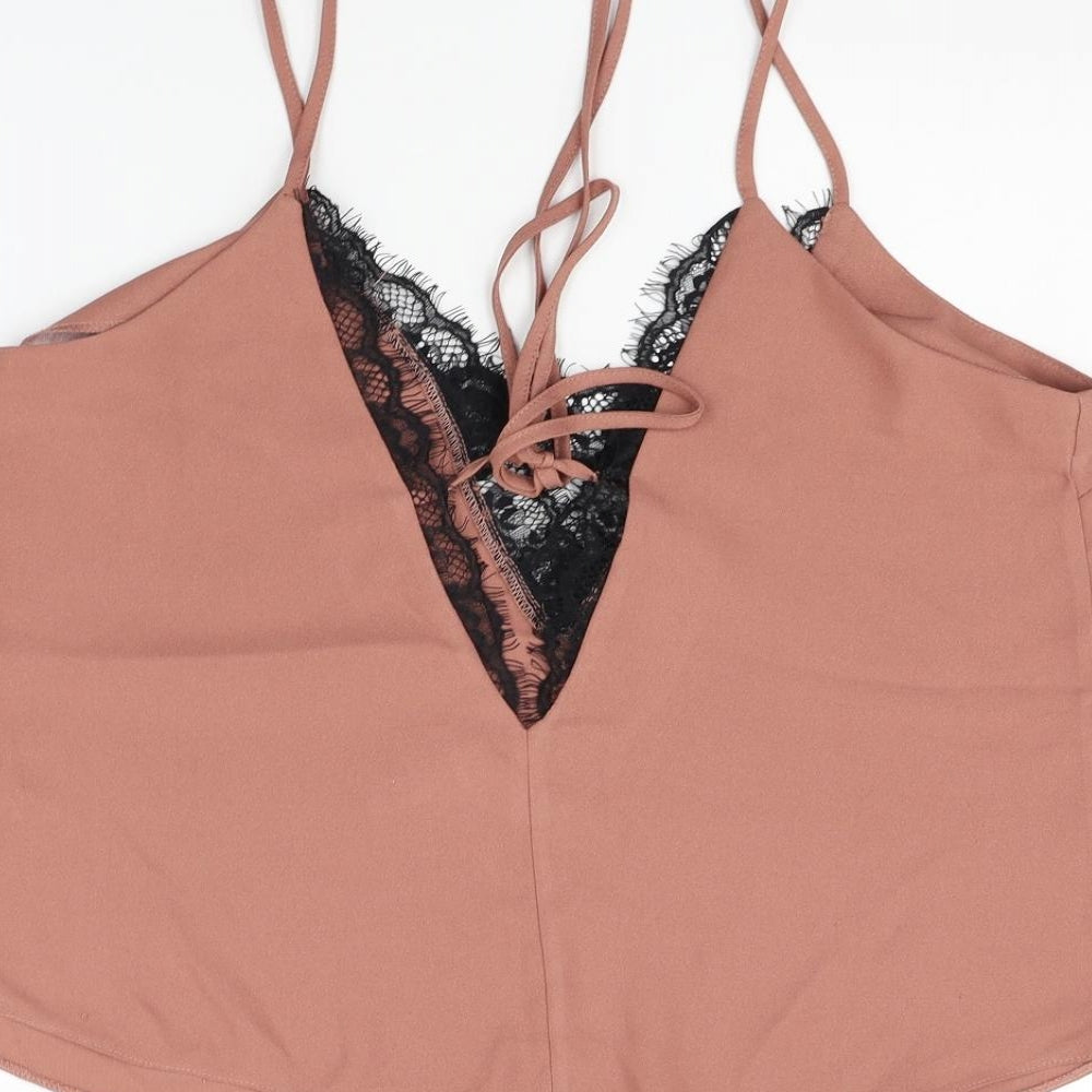 ASOS Womens Gold   Basic Tank Size 12