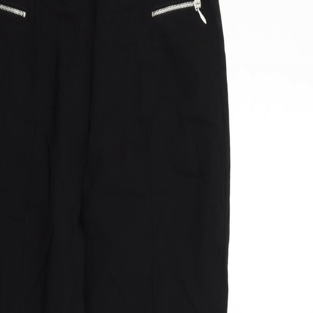 Magic Shape Womens Black   Trousers  Size 14 L27 in - washable marks