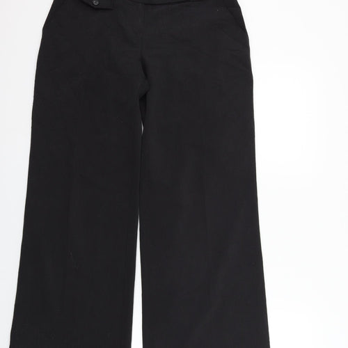 Dorothy Perkins Womens Black   Trousers  Size 10 L26 in