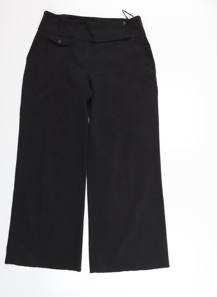 Dorothy Perkins Womens Black   Trousers  Size 10 L26 in