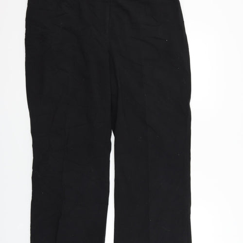 Portafina Womens Black   Trousers  Size 18 L30 in