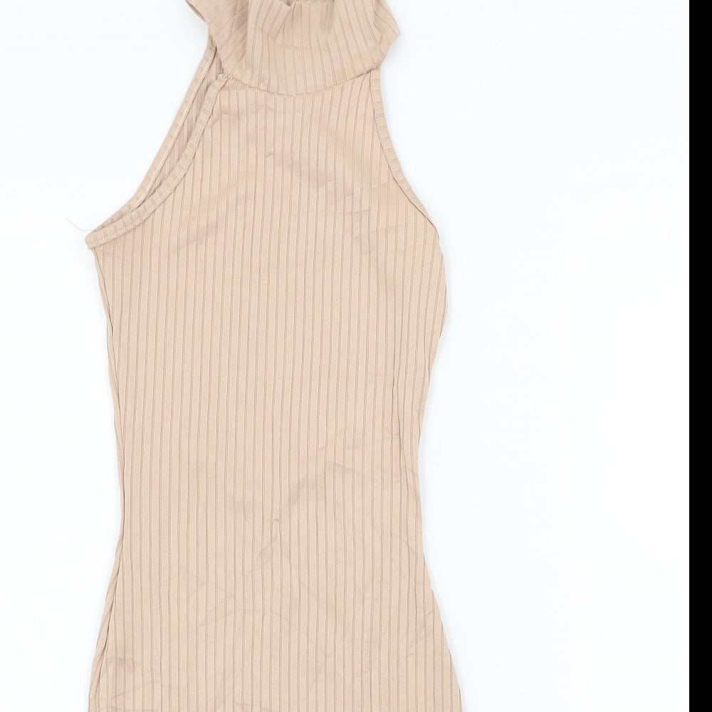 PRETTYLITTLETHING Womens Pink   Fit & Flare  Size 4