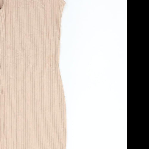PRETTYLITTLETHING Womens Pink   Fit & Flare  Size 4