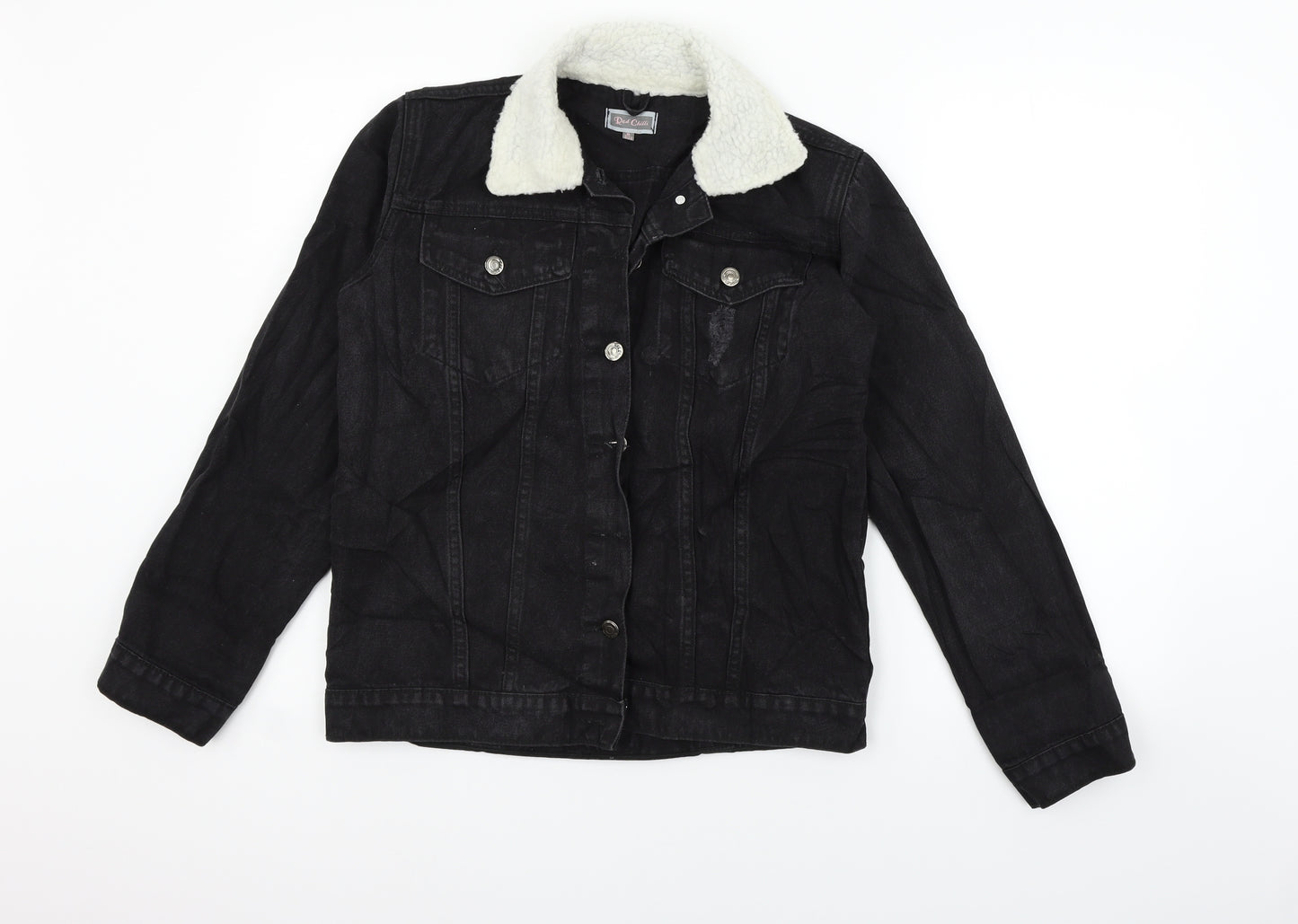 Red Chilli Womens Black   Jacket  Size 8