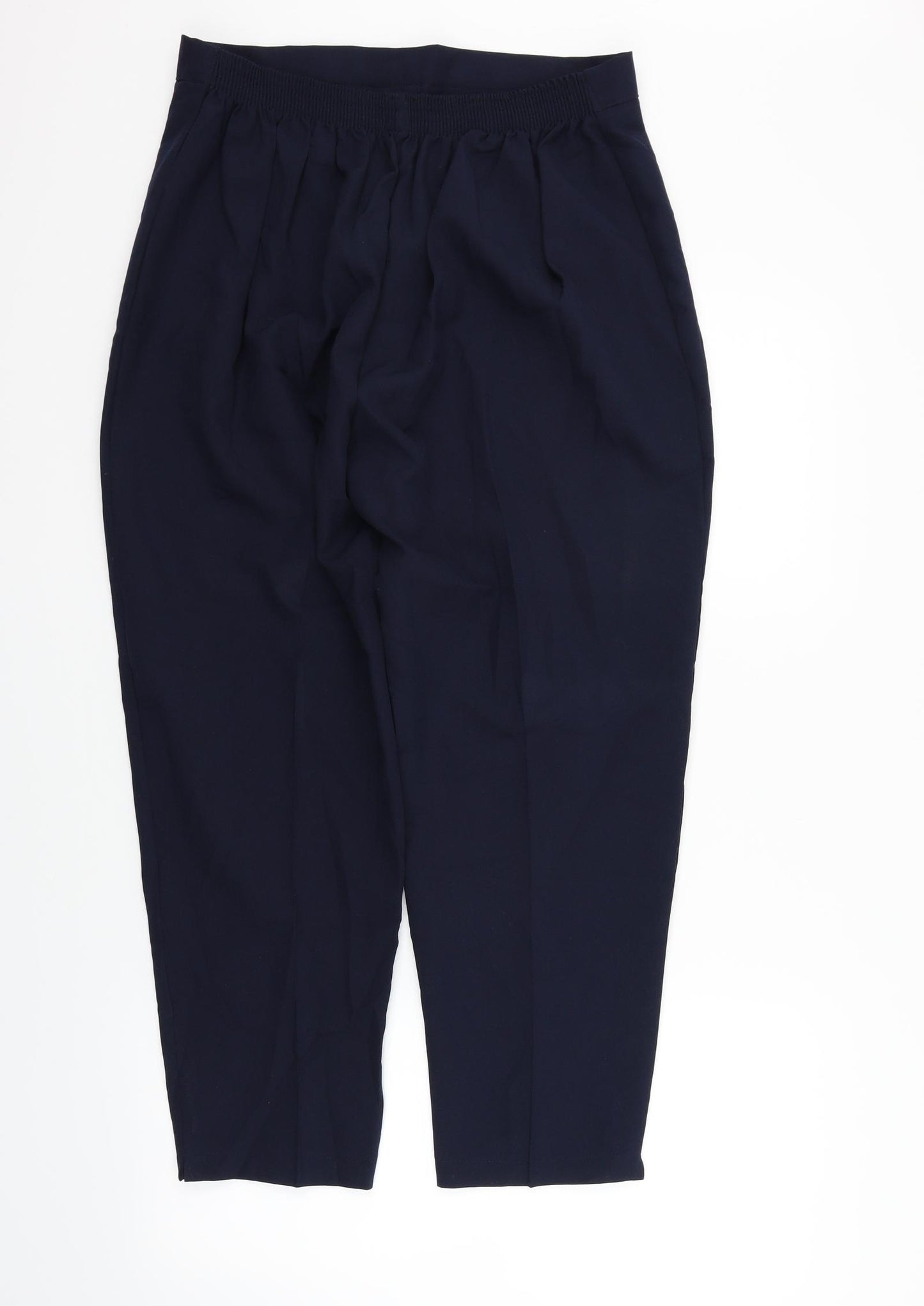 Preworn Womens Blue   Trousers  Size 20 L24 in - Elastic Waist Band