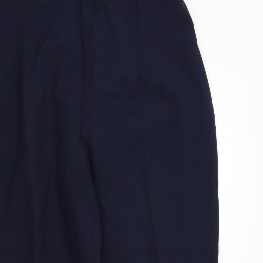 Preworn Womens Blue   Trousers  Size 20 L24 in - Elastic Waist Band