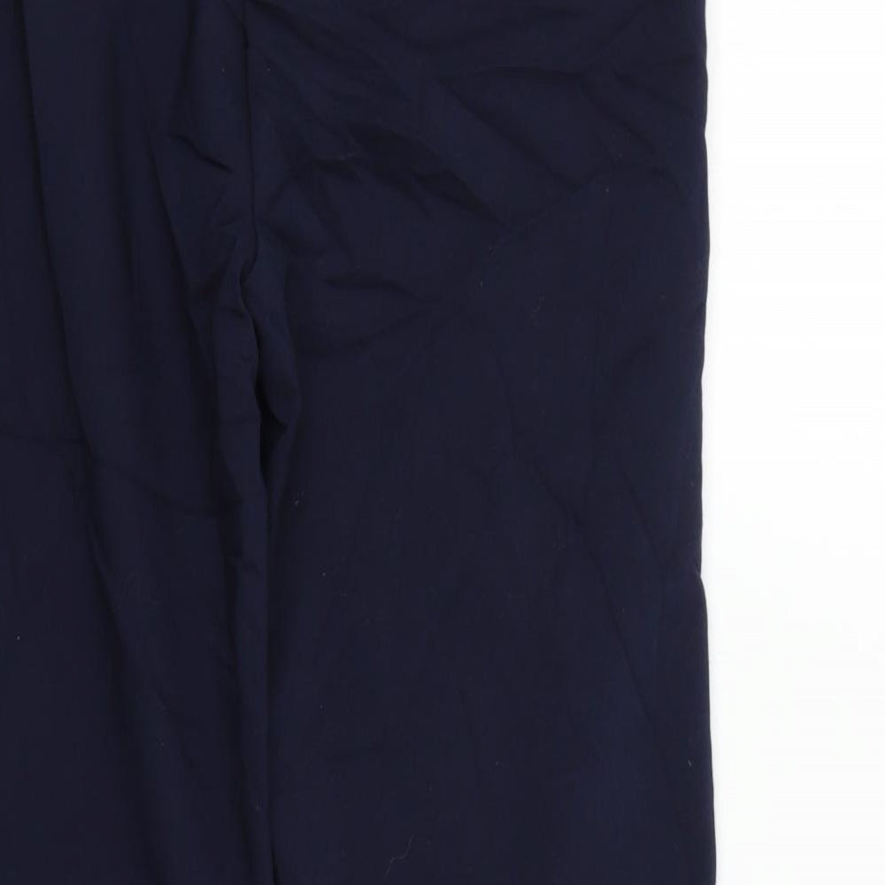 NEXT Womens Blue   Cropped Trousers Size 8 L23 in