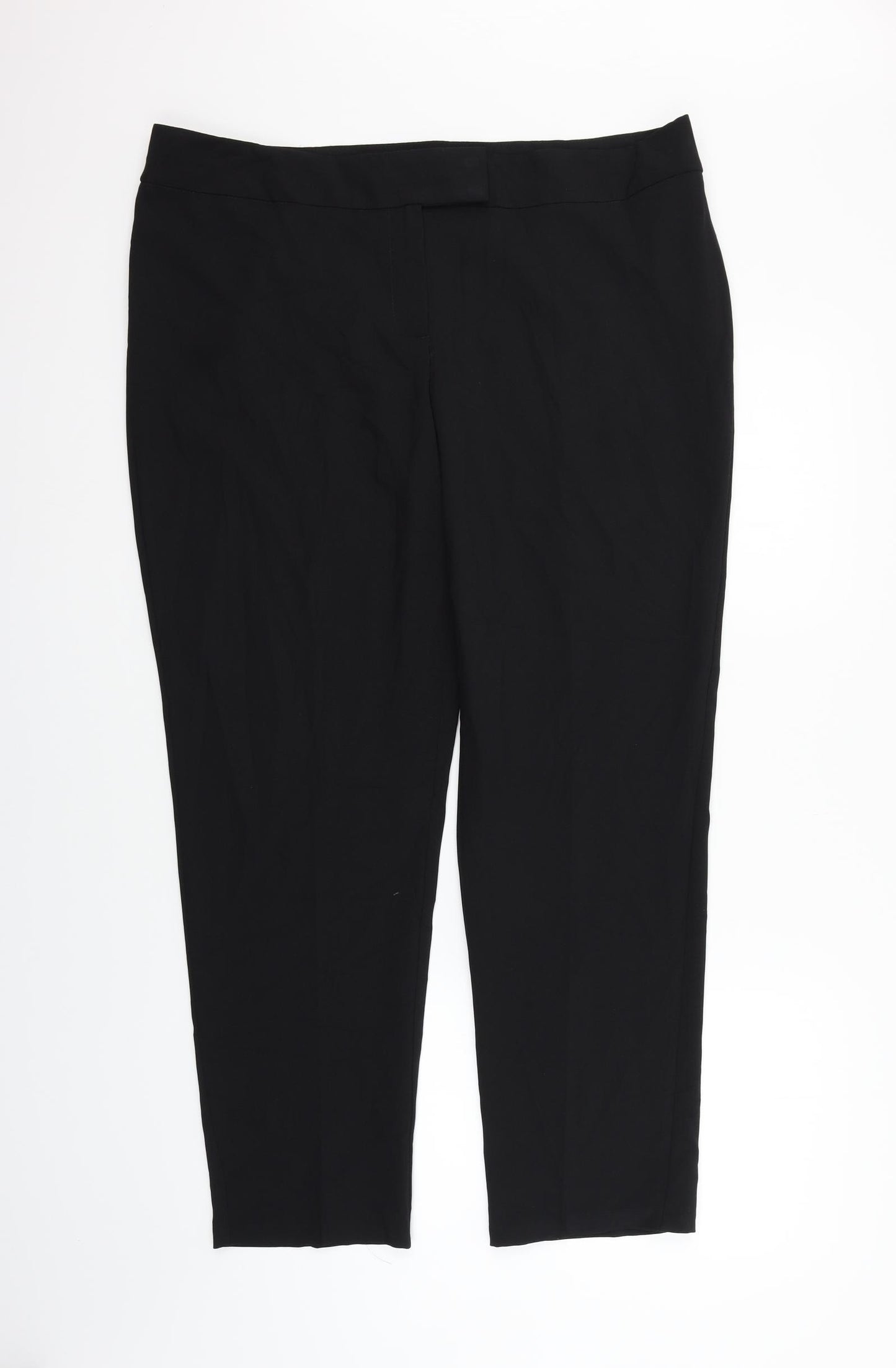 George Womens Black   Trousers  Size 18 L26 in