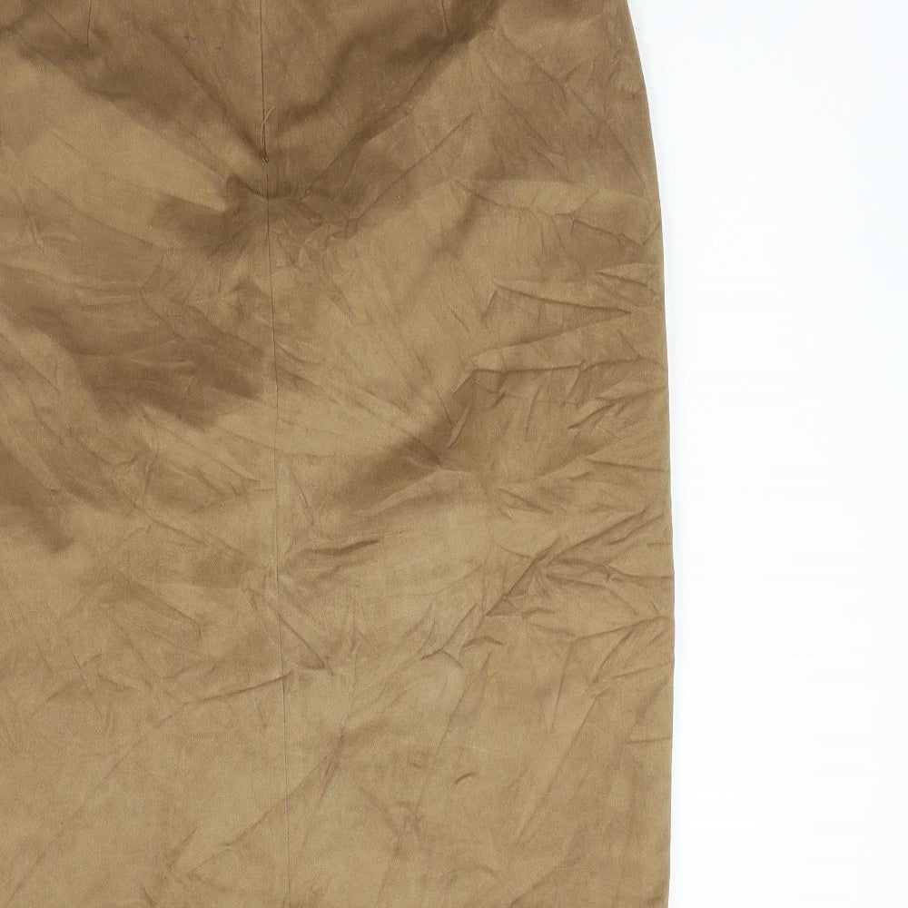 Monsoon Womens Beige   Flare Skirt Size 14
