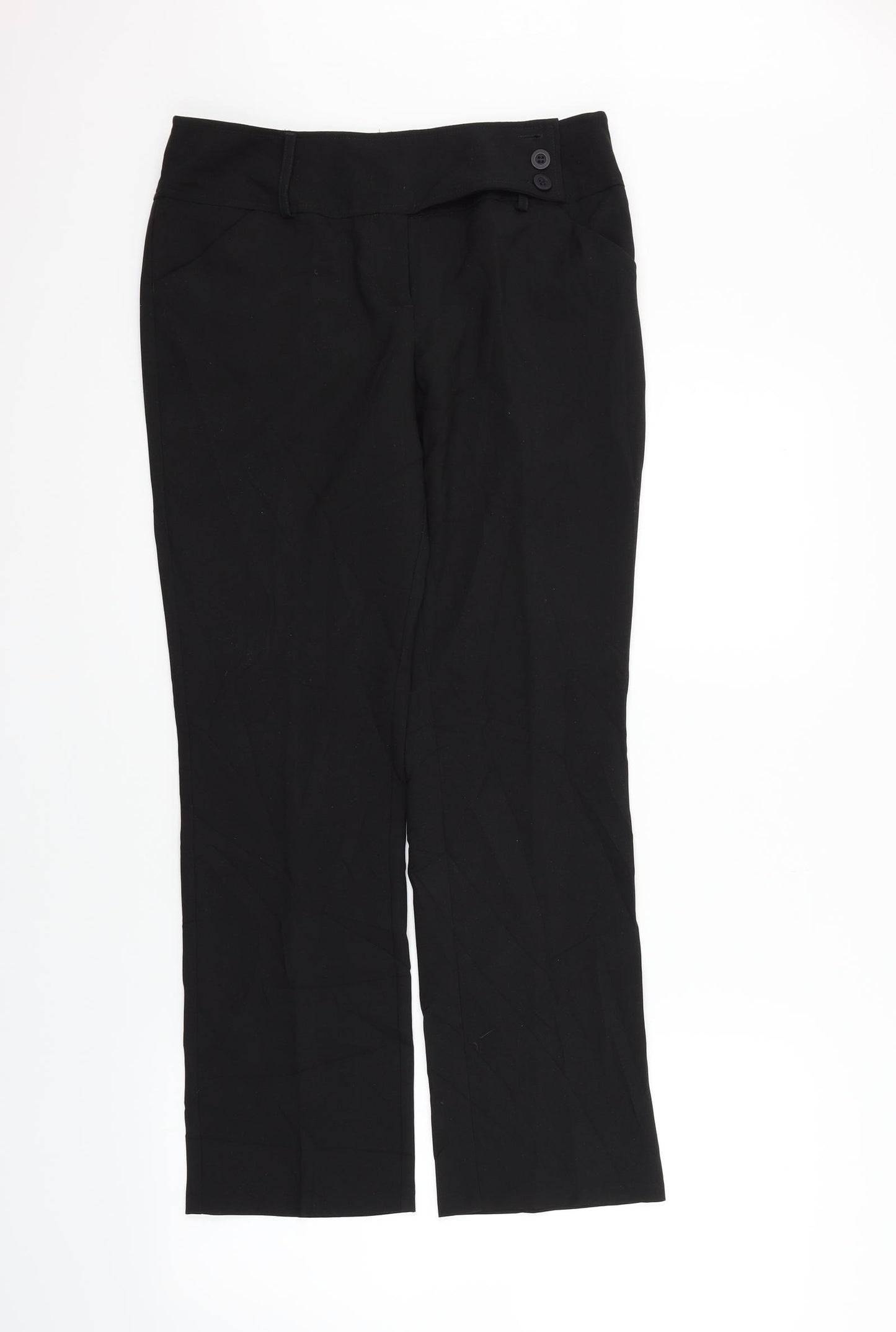 George Girls Black   Cargo Trousers Size 13-14 Years