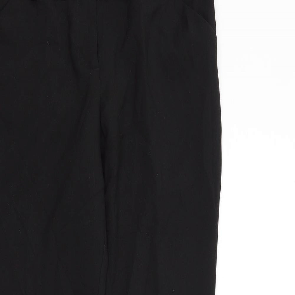 George Girls Black   Cargo Trousers Size 13-14 Years