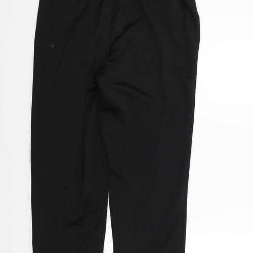 Bm collection Womens Black Houndstooth  Sweatpants Trousers Size 12 L26 in