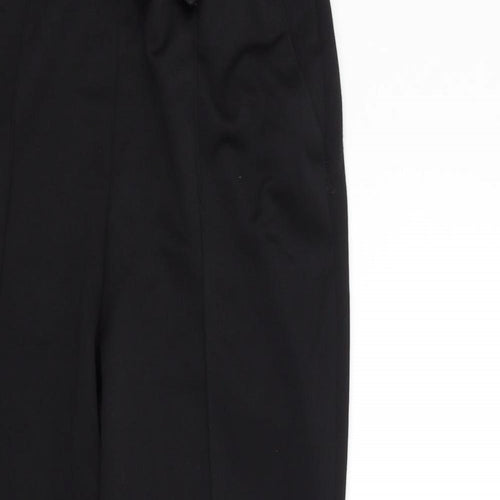 Bm collection Womens Black Houndstooth  Sweatpants Trousers Size 12 L26 in