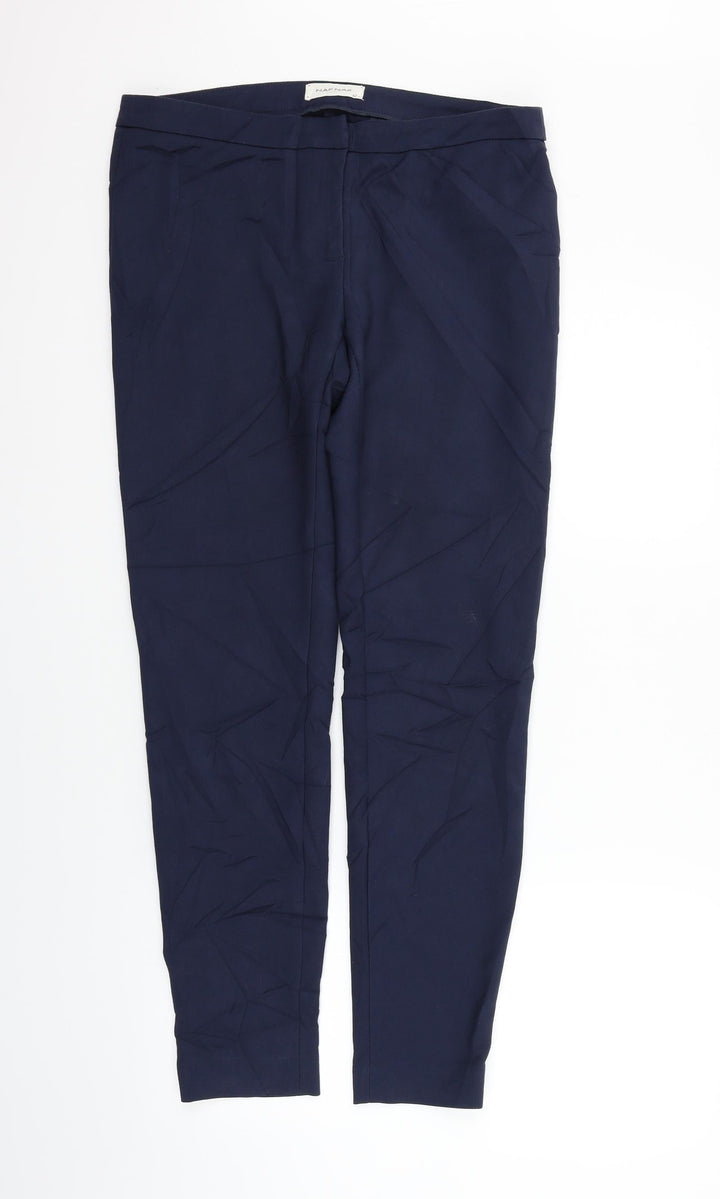 NAF NAF Womens Blue Trousers Size 14 L27 in