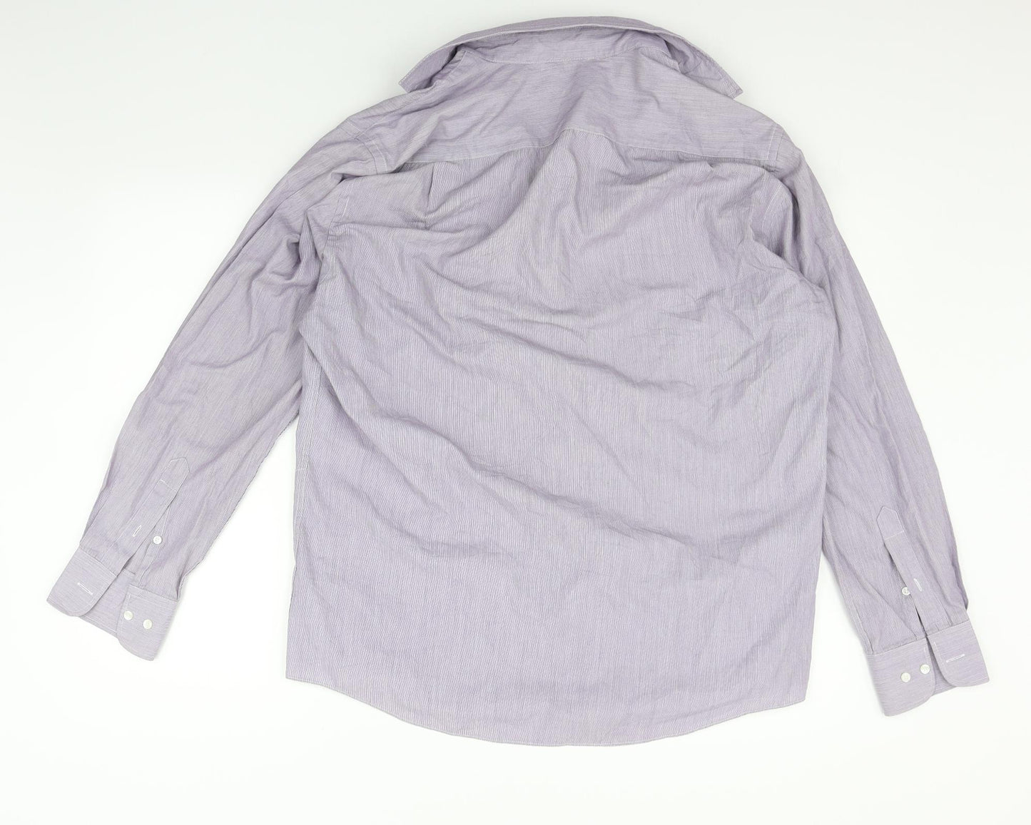 Thomas Nash Mens Grey    Button-Up Size 16