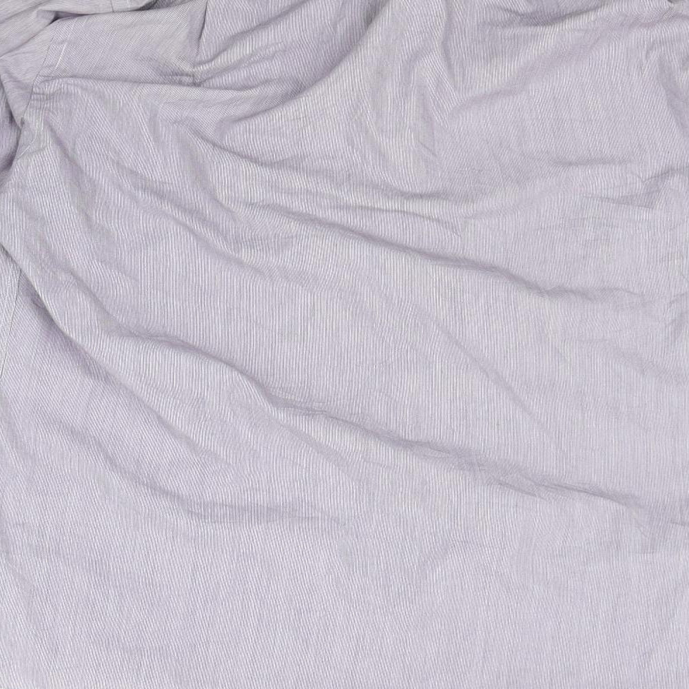 Thomas Nash Mens Grey    Button-Up Size 16