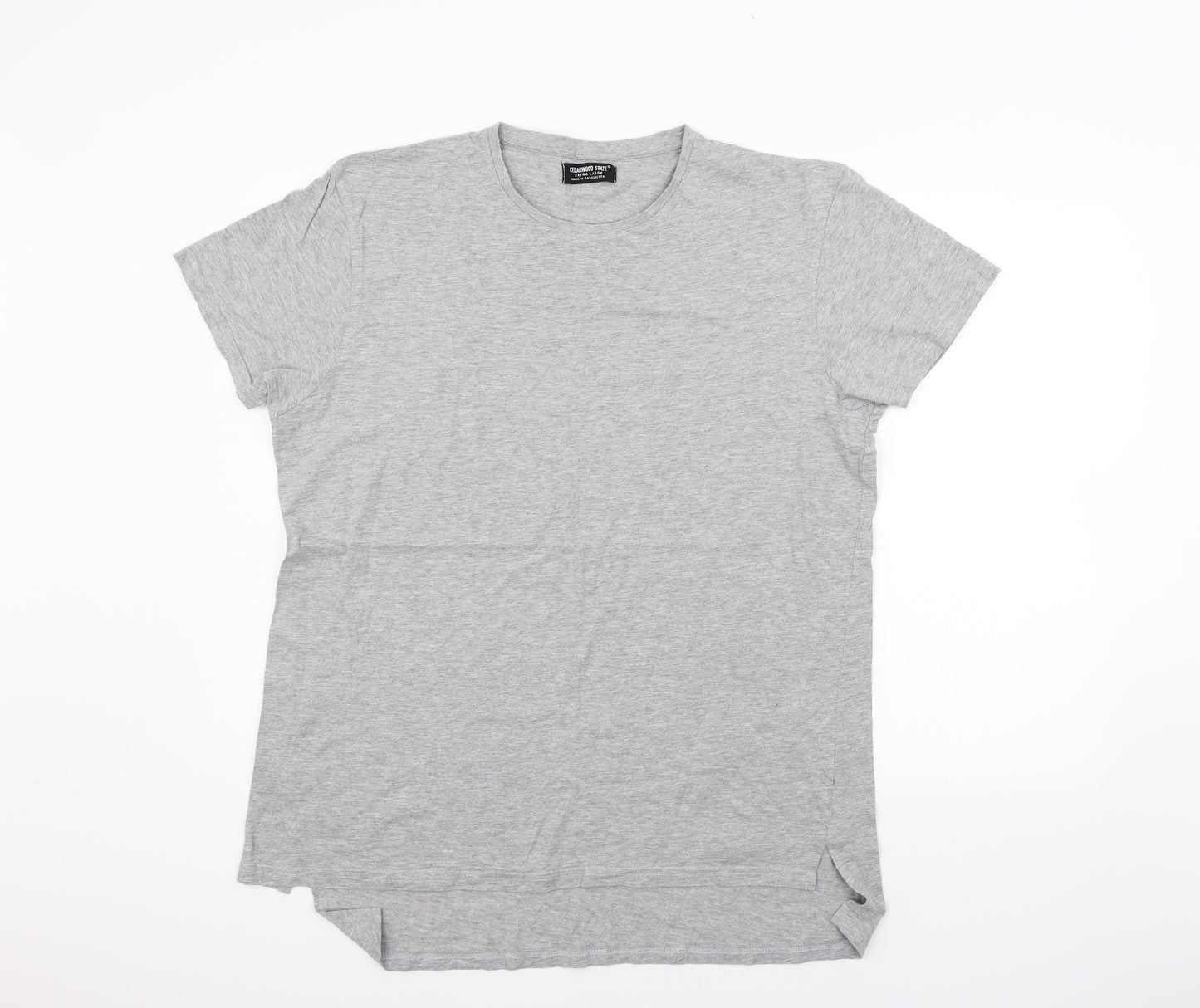 Cedar Wood State Mens Grey    T-Shirt Size XL