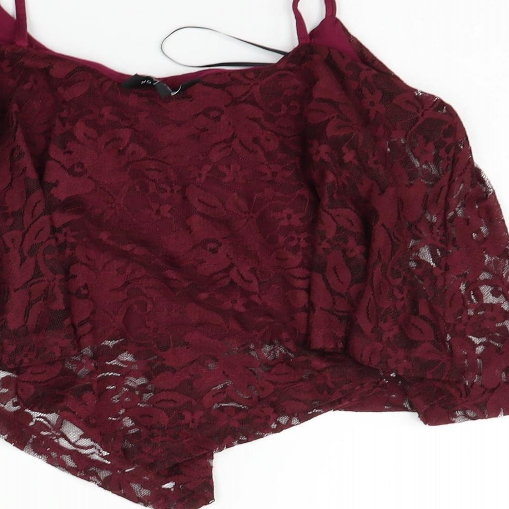 New Look Womens Purple   Basic T-Shirt Size 12